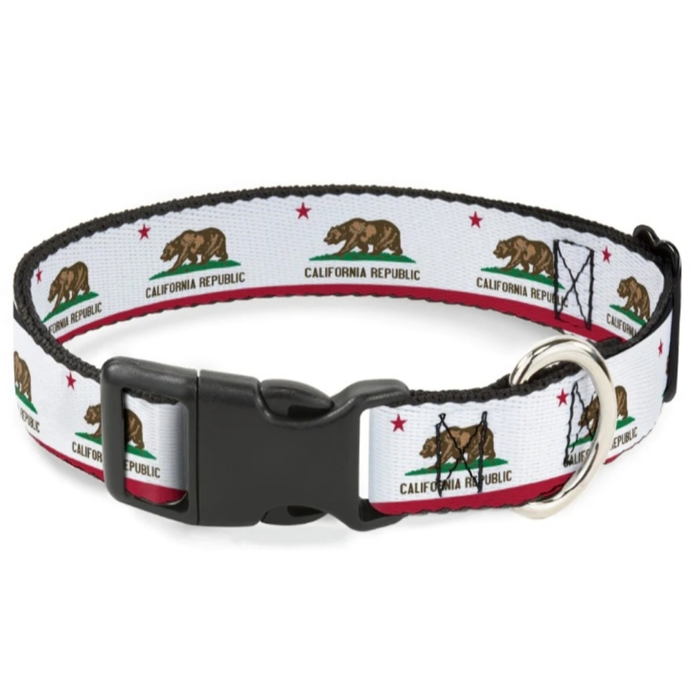 California Flag Dog Collar